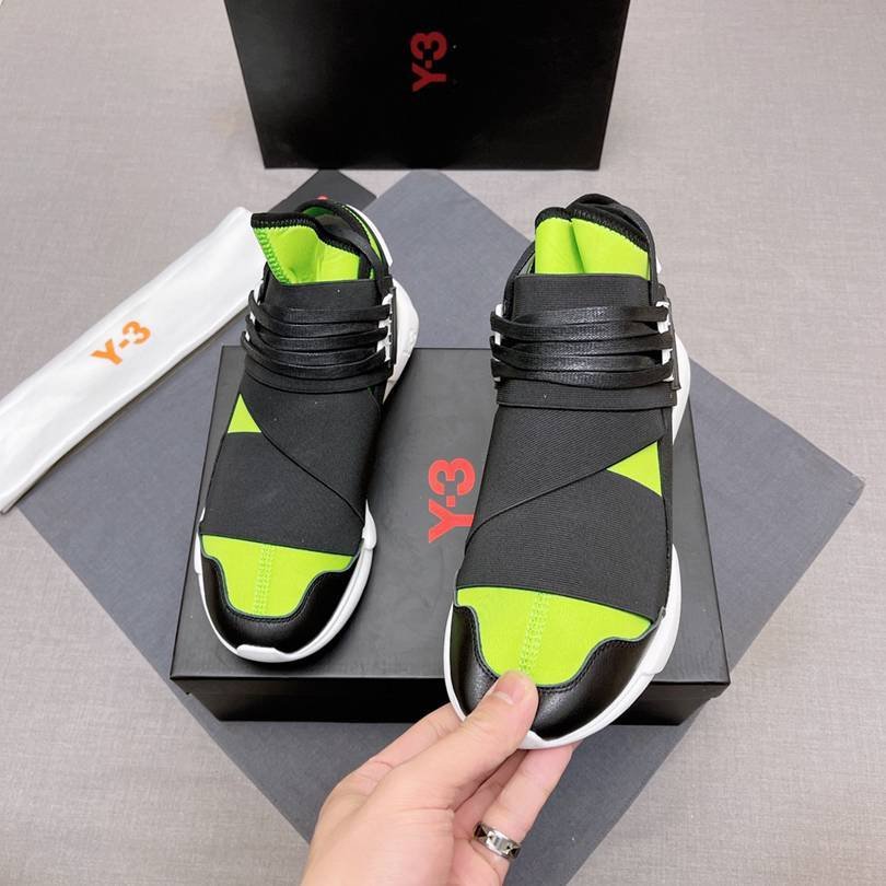 Y-3 Men’s Leather High-Top Sneakers Colorway 14 1628240-14
