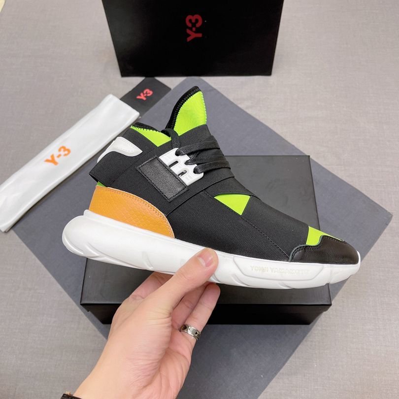 Y-3 Men’s Leather High-Top Sneakers Colorway 14 1628240-14