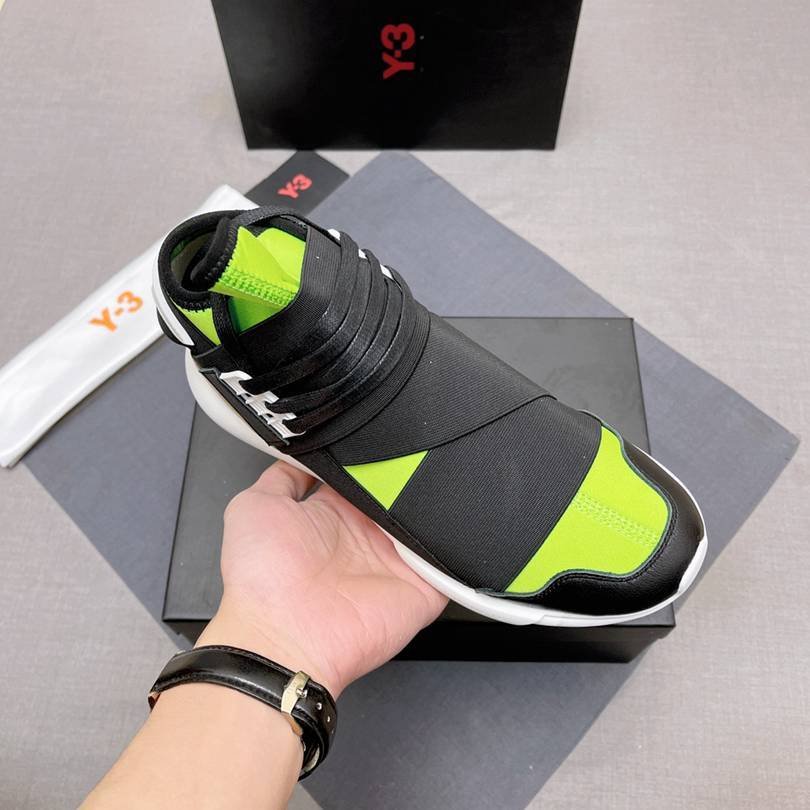 Y-3 Men’s Leather High-Top Sneakers Colorway 14 1628240-14
