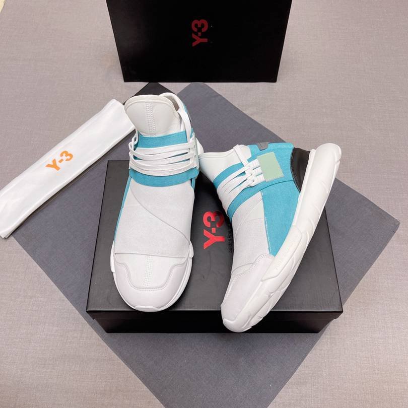 Y-3 Men’s Leather High-Top Sneakers Colorway 13 1628240-13