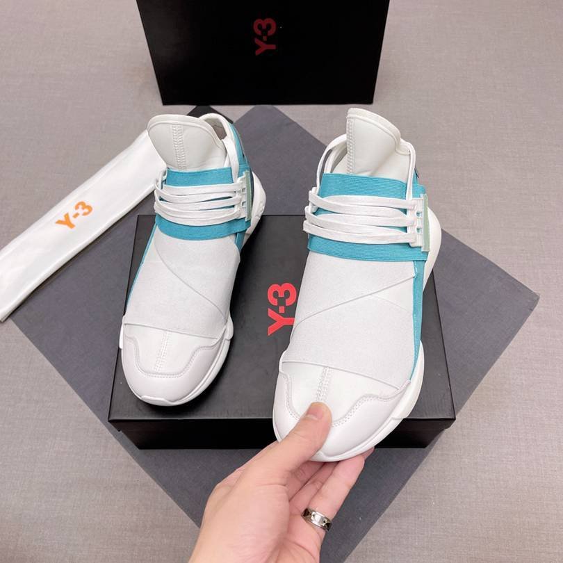 Y-3 Men’s Leather High-Top Sneakers Colorway 13 1628240-13