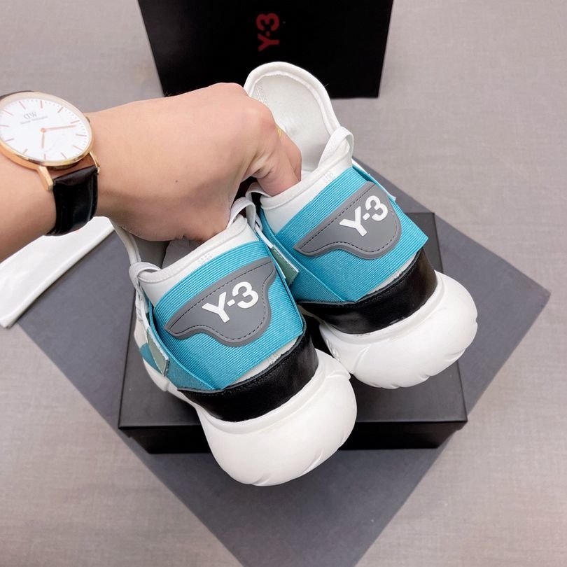 Y-3 Men’s Leather High-Top Sneakers Colorway 13 1628240-13