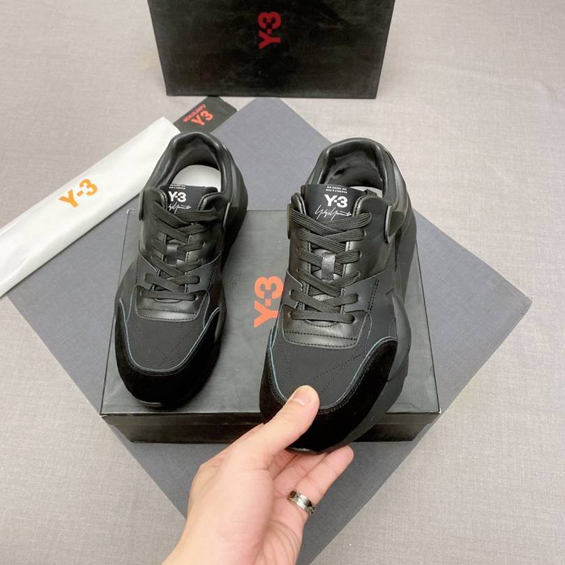 Y-3 Leather High-Top Sneakers Colorway 2 1628240-2