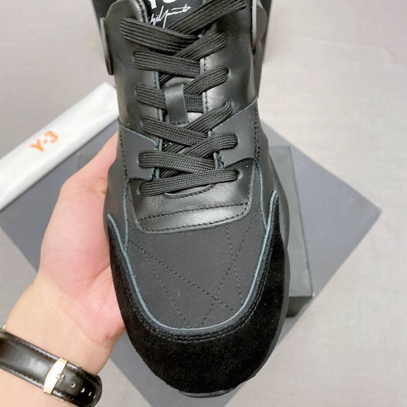 Y-3 Leather High-Top Sneakers Colorway 2 1628240-2