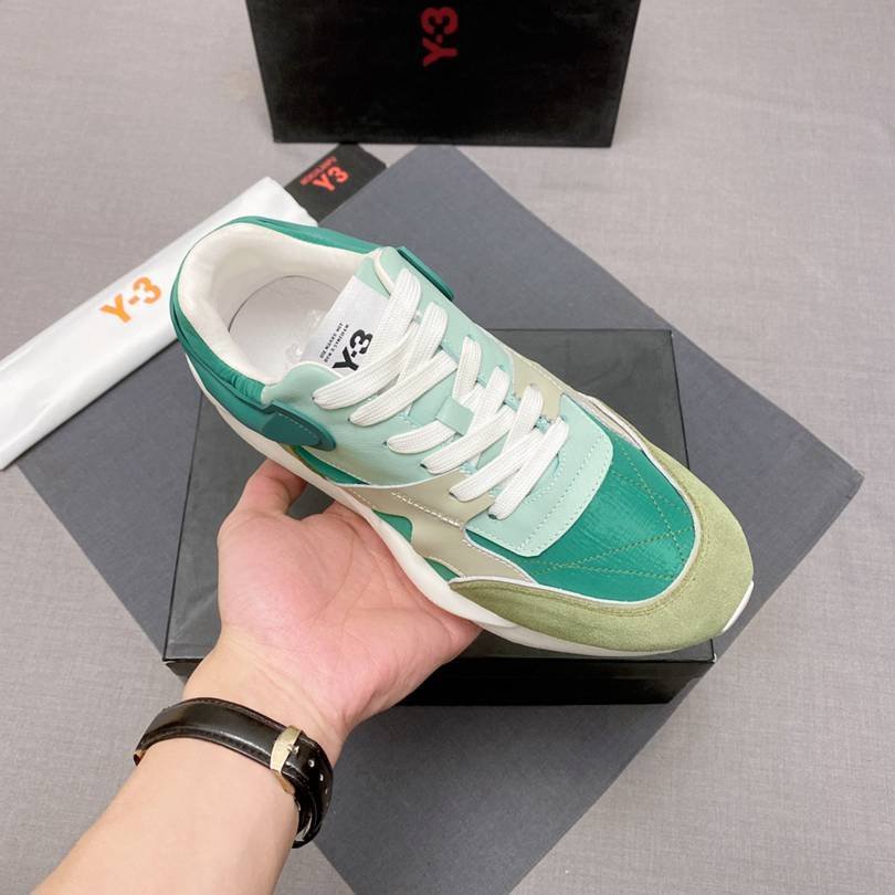 Y-3 Leather High-Top Sneakers 1628240