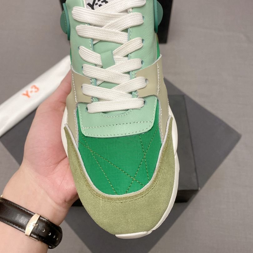 Y-3 Leather High-Top Sneakers 1628240