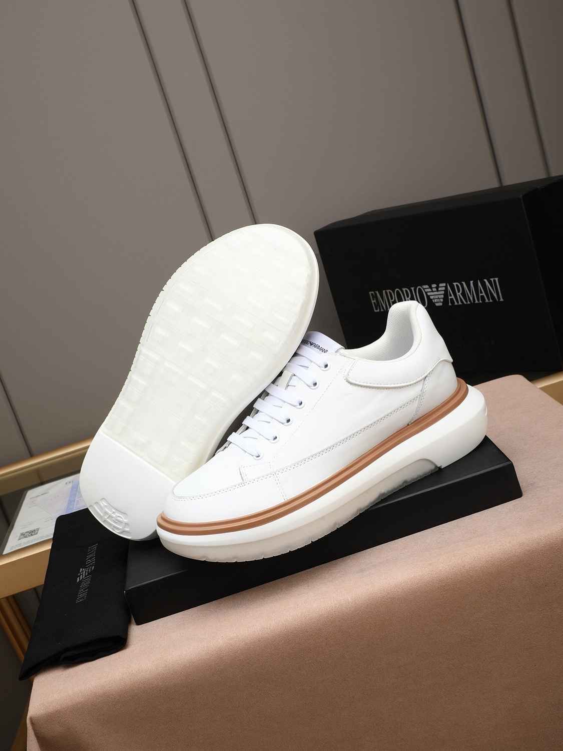 Armani Men’s GIORGIO logo Casual Sneakers Colorway 5 1308260-5