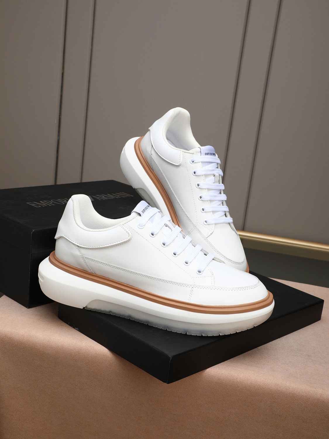 Armani Men’s GIORGIO logo Casual Sneakers Colorway 5 1308260-5