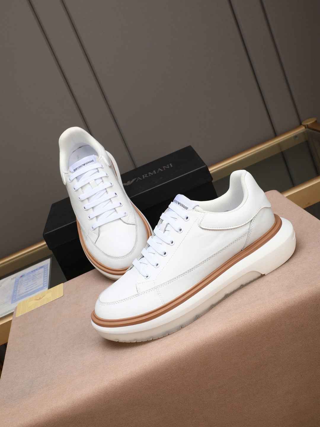 Armani Men’s GIORGIO logo Casual Sneakers Colorway 5 1308260-5