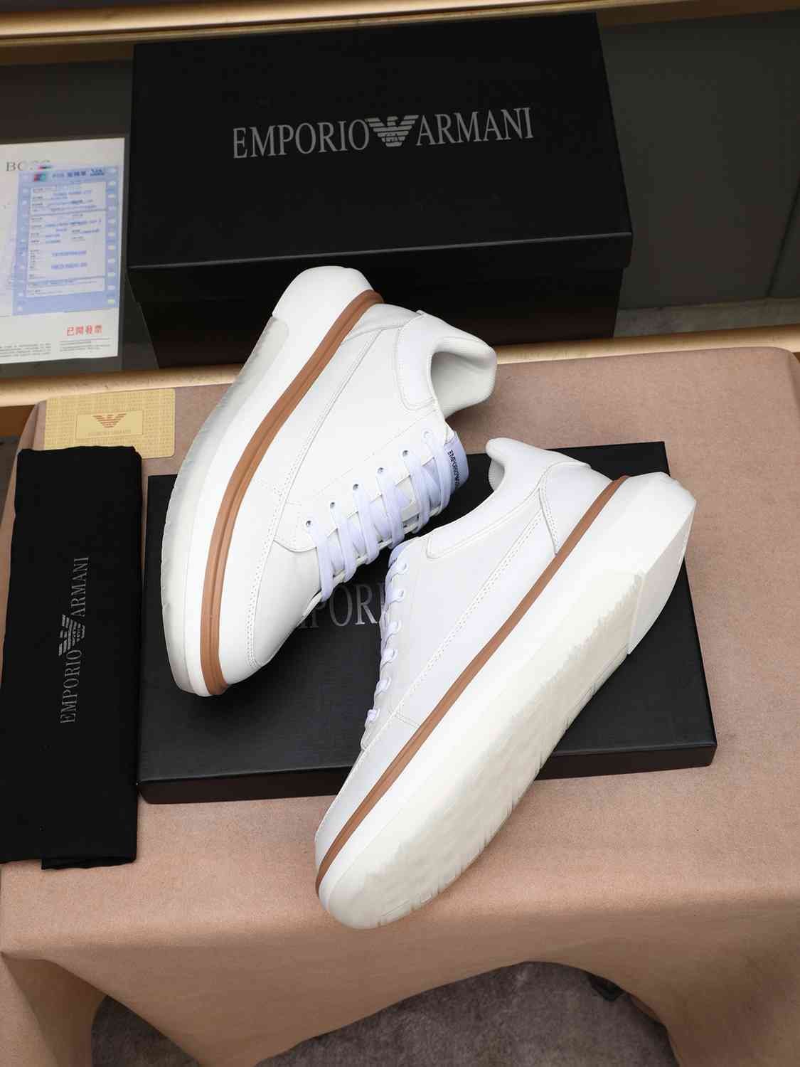 Armani Men’s GIORGIO logo Casual Sneakers Colorway 5 1308260-5