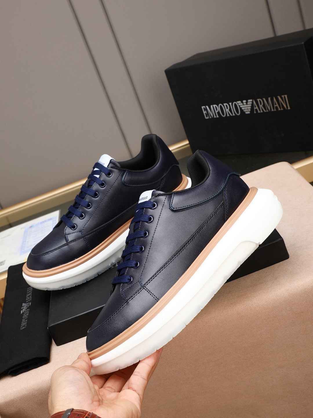 Armani Men’s GIORGIO logo Casual Sneakers Colorway 4 1308260-4