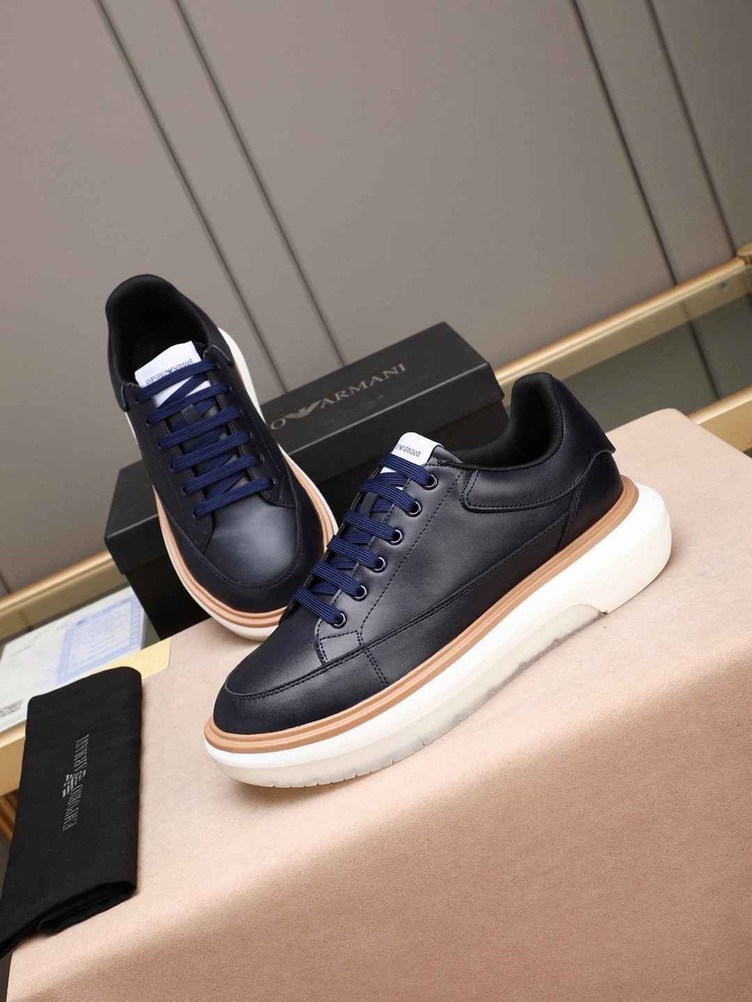 Armani Men’s GIORGIO logo Casual Sneakers Colorway 4 1308260-4