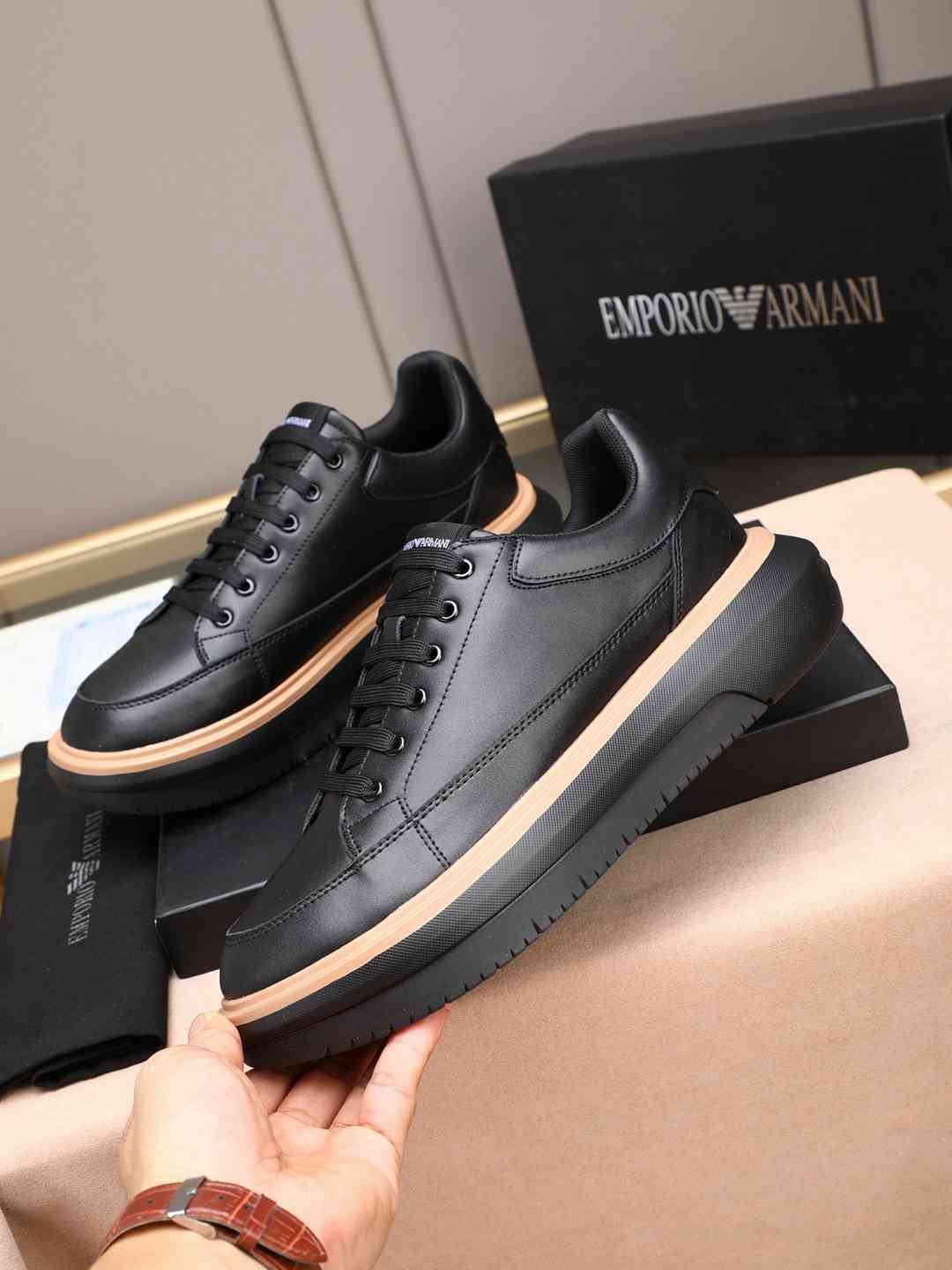 Armani Men’s GIORGIO logo Casual Sneakers Colorway 3 1308260-3