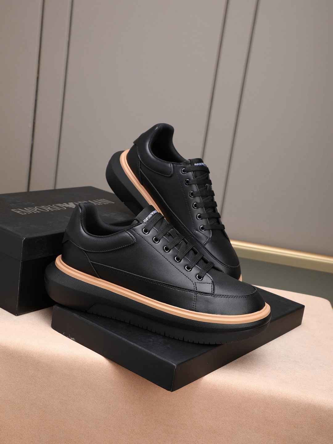 Armani Men’s GIORGIO logo Casual Sneakers Colorway 3 1308260-3