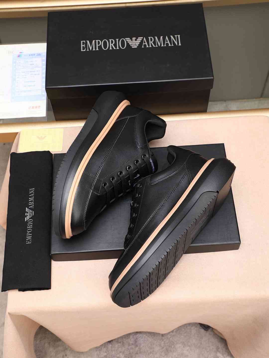 Armani Men’s GIORGIO logo Casual Sneakers Colorway 3 1308260-3