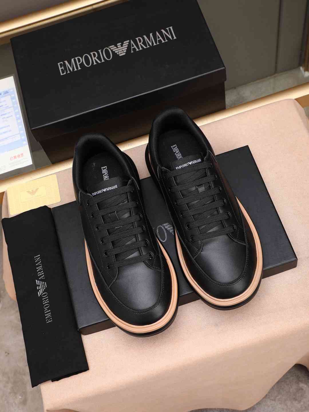 Armani Men’s GIORGIO logo Casual Sneakers Colorway 3 1308260-3