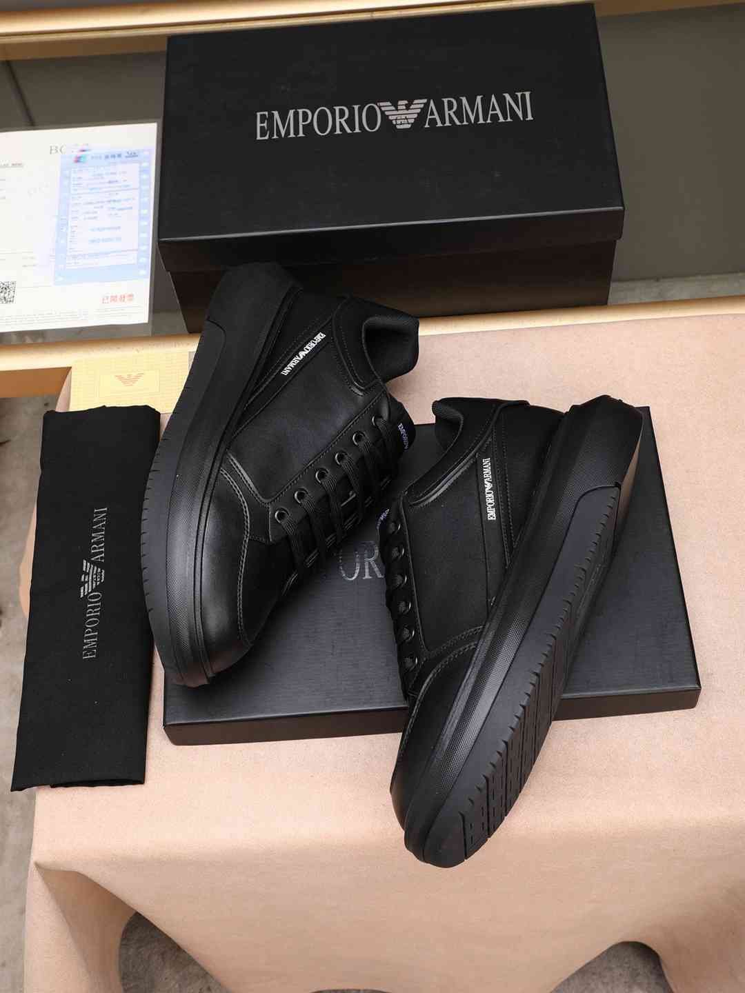Armani Men’s GIORGIO logo Casual Sneakers Colorway 1 1308260-1