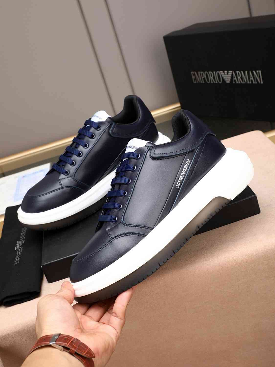 Armani Men’s GIORGIO logo Casual Sneakers 1308260