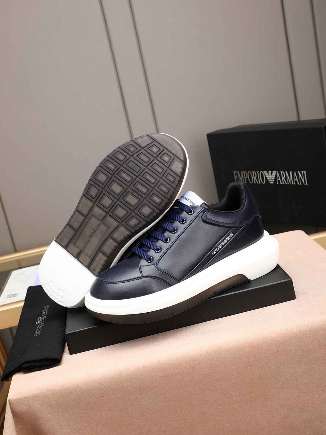 Armani Men’s GIORGIO logo Casual Sneakers 1308260