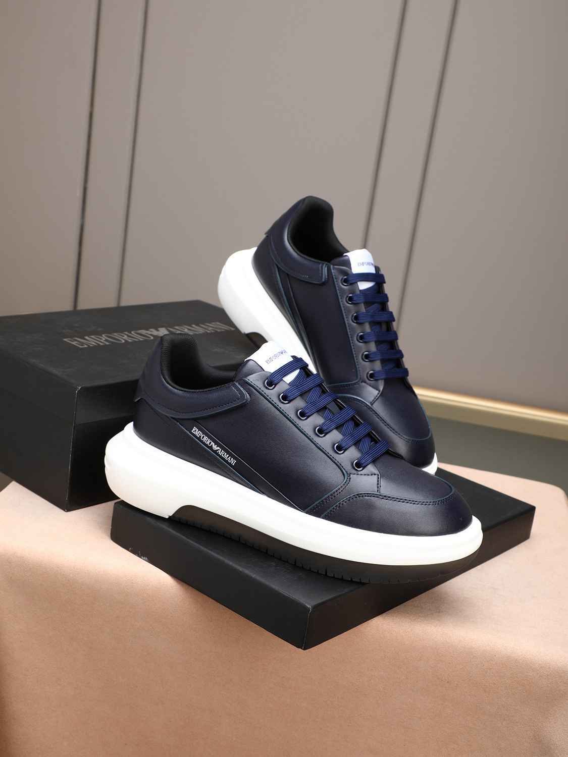 Armani Men’s GIORGIO logo Casual Sneakers 1308260