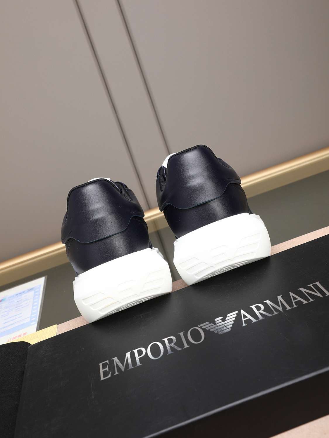 Armani Men’s GIORGIO logo Casual Sneakers 1308260