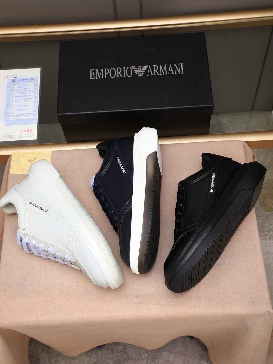 Armani Men’s GIORGIO logo Casual Sneakers 1308260