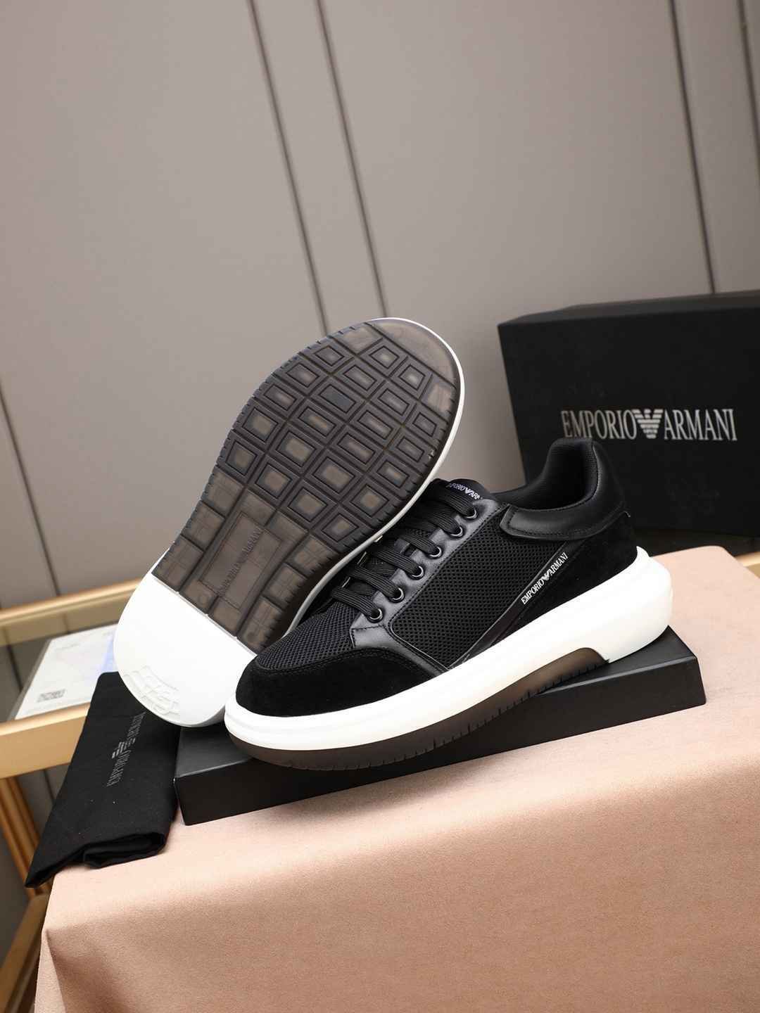 Armani Men’s GIORGIO logo Casual Sneakers Colorway 10 1308250-10