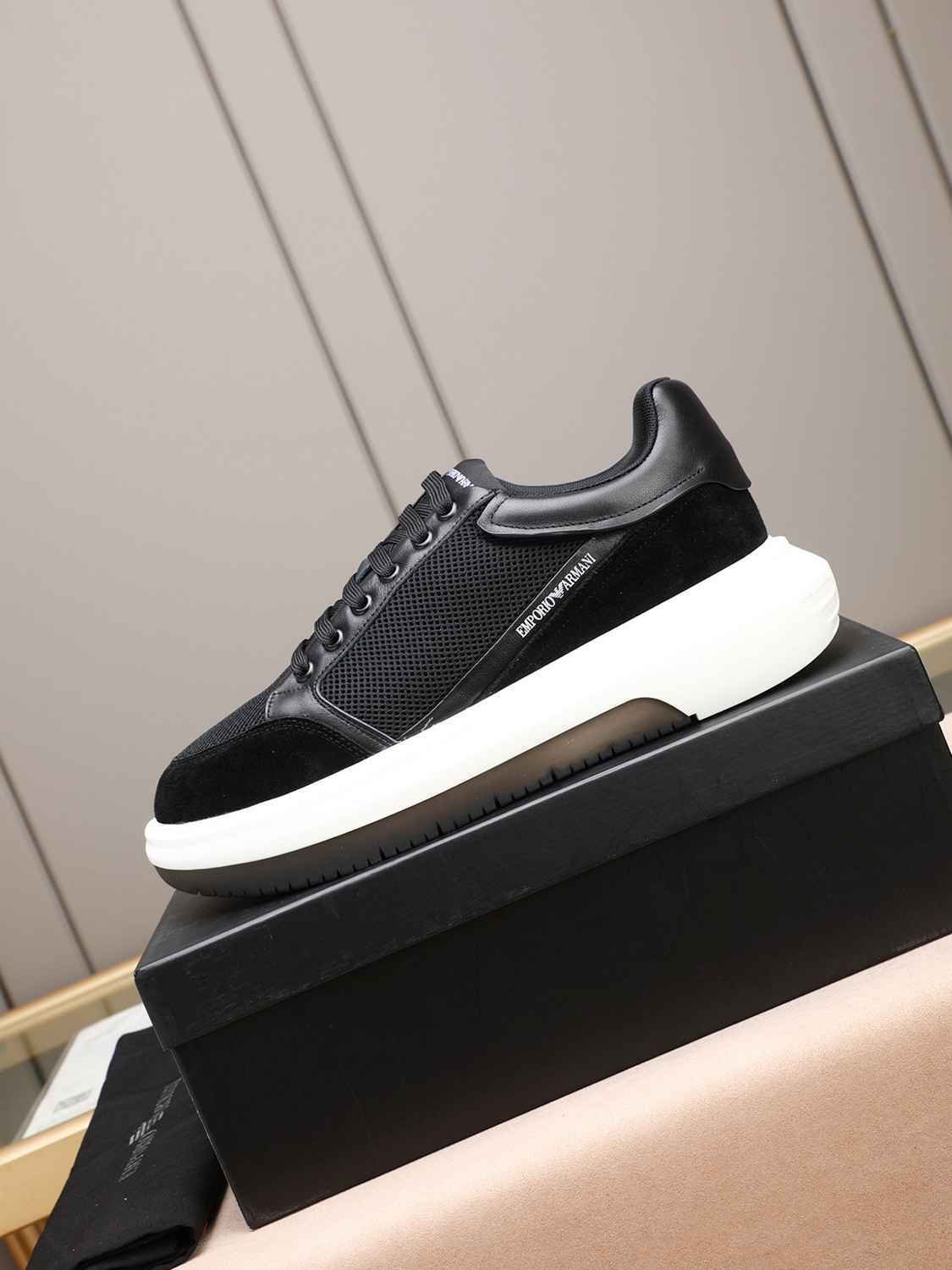 Armani Men’s GIORGIO logo Casual Sneakers Colorway 10 1308250-10