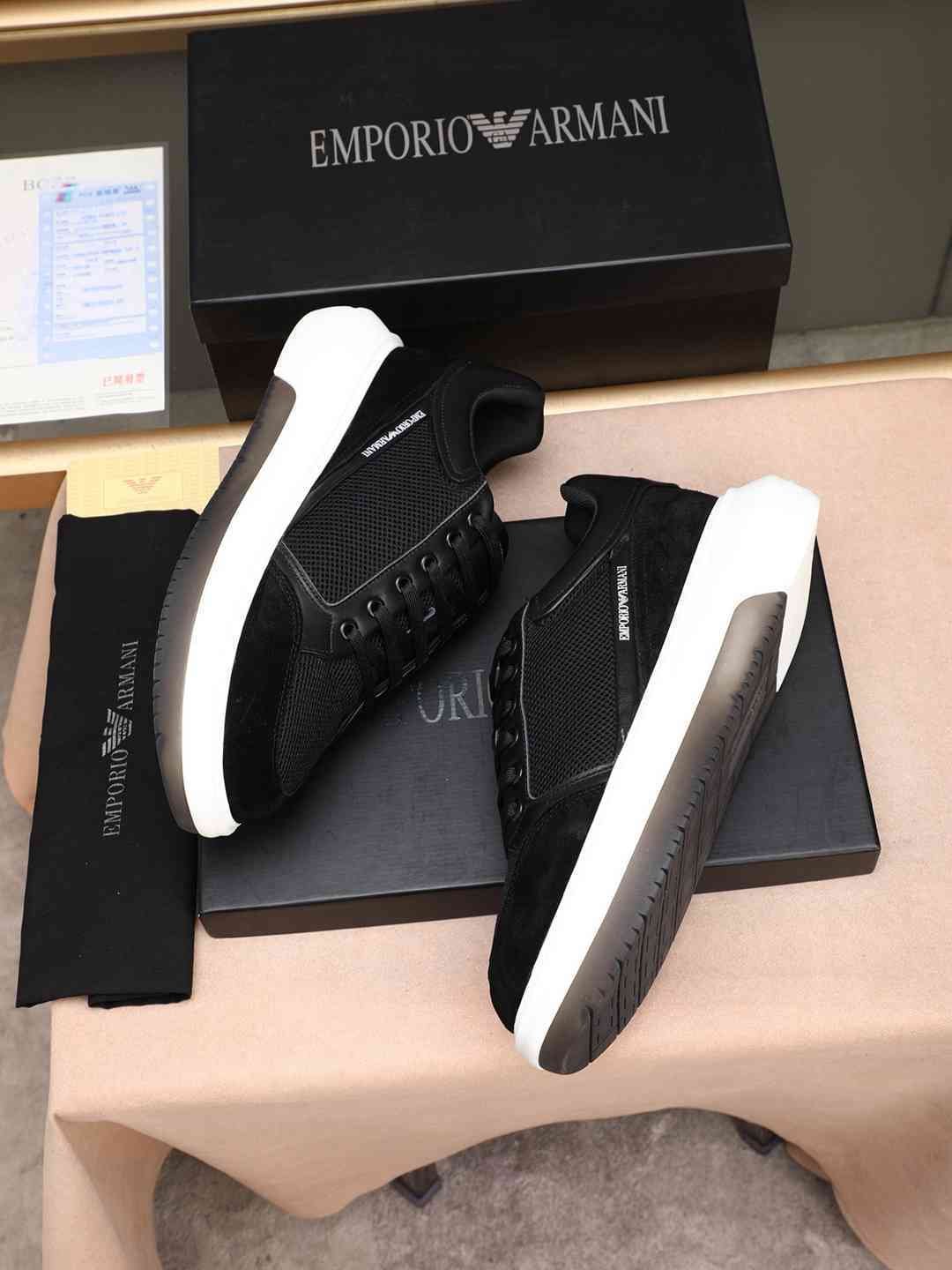 Armani Men’s GIORGIO logo Casual Sneakers Colorway 10 1308250-10