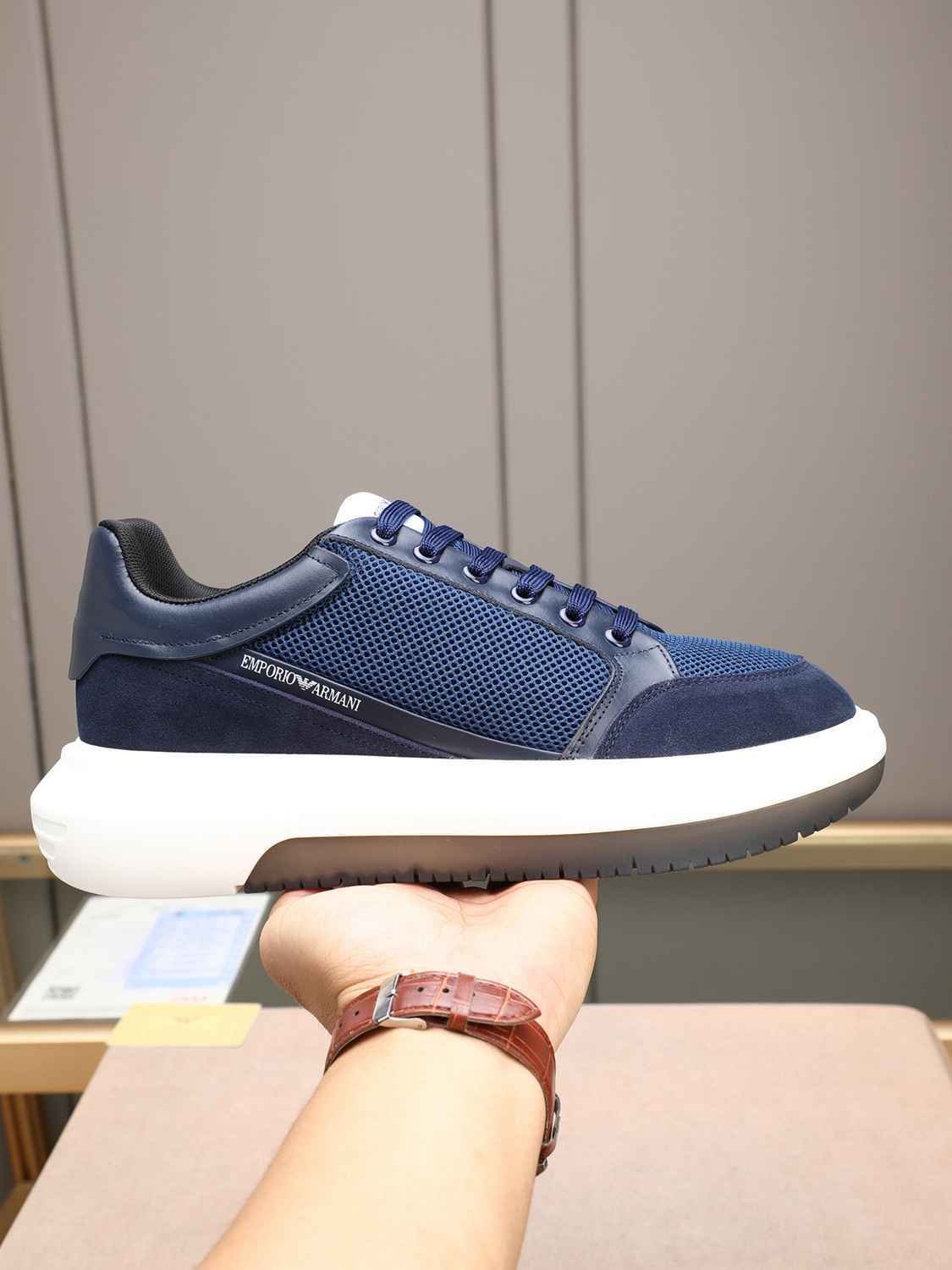 Armani Men's GIORGIO logo Casual Sneakers Colorway 9 1308250-9