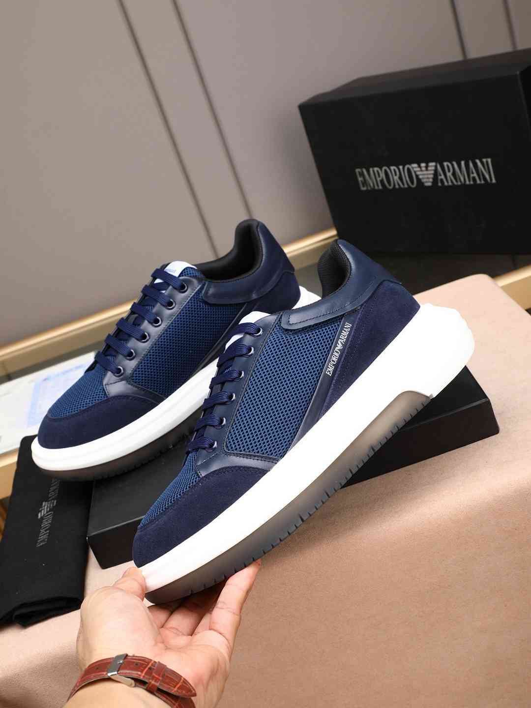 Armani Men’s GIORGIO logo Casual Sneakers Colorway 9 1308250-9