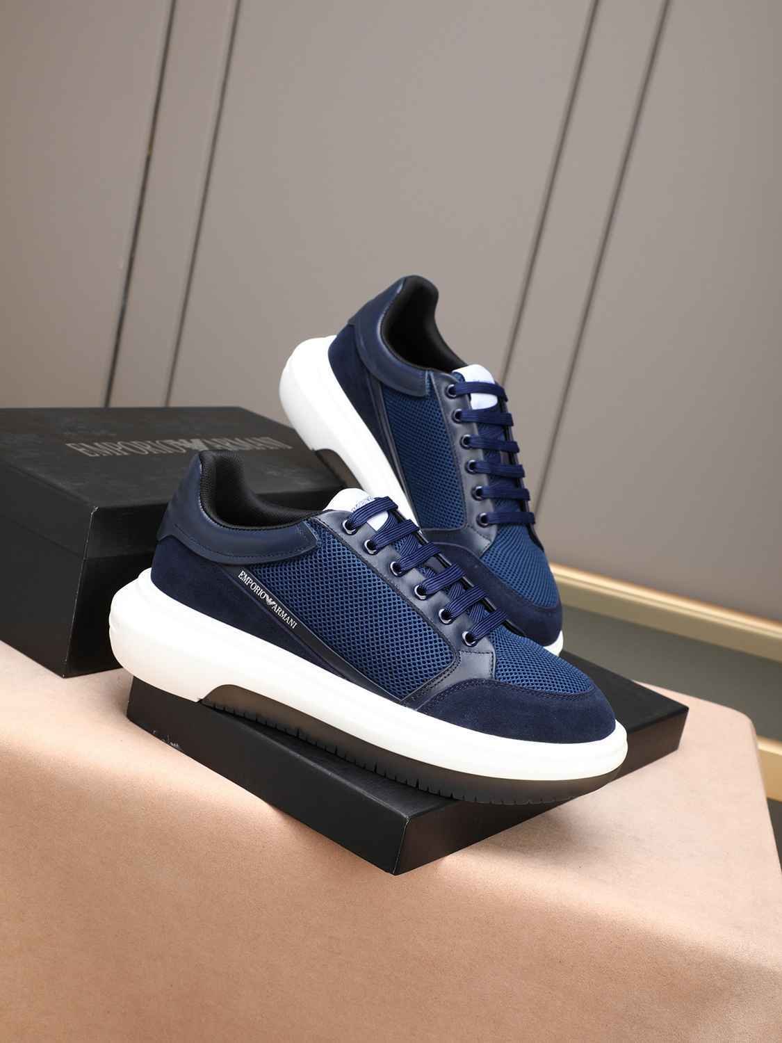 Armani Men’s GIORGIO logo Casual Sneakers Colorway 9 1308250-9