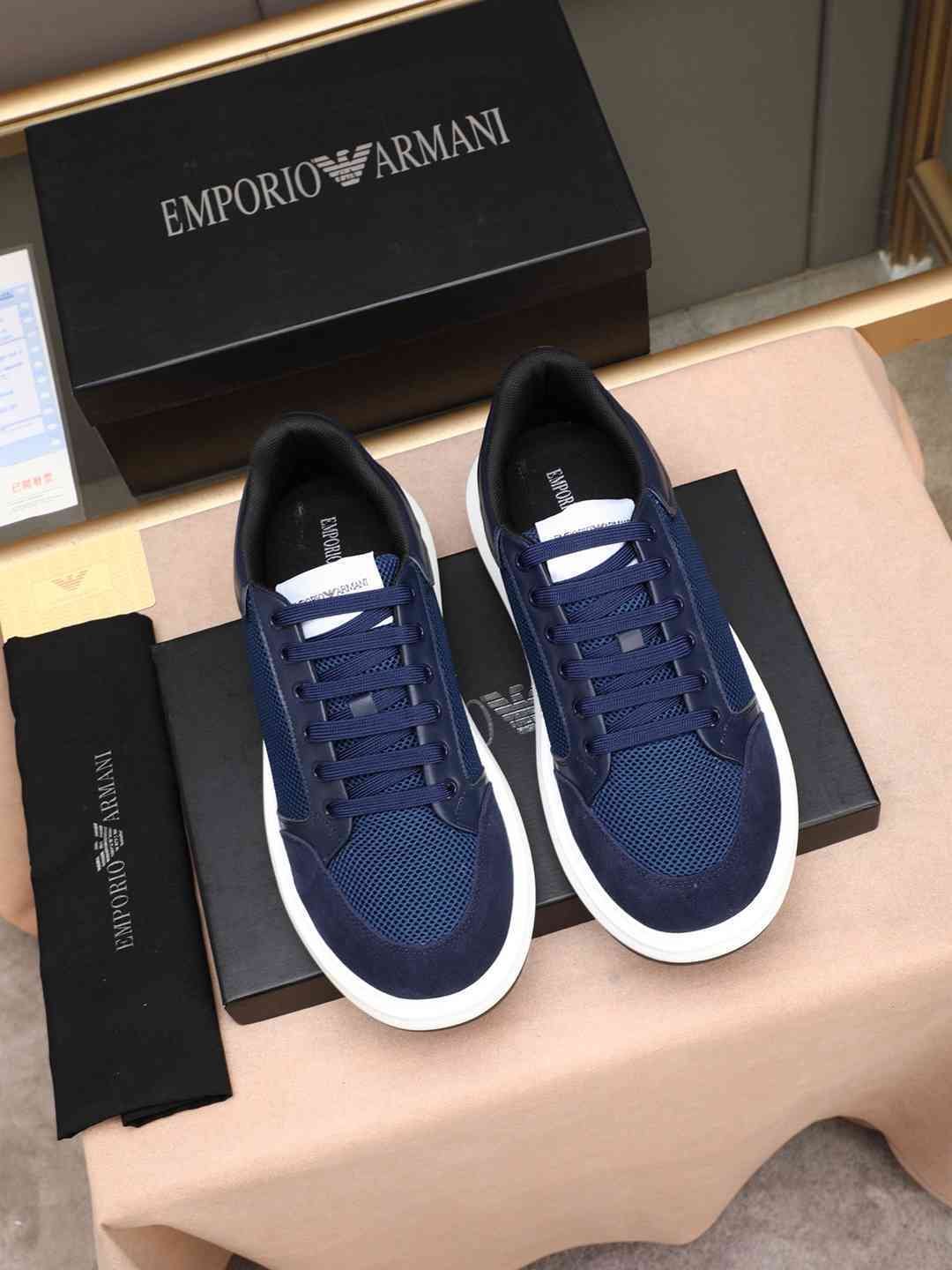 Armani Men’s GIORGIO logo Casual Sneakers Colorway 9 1308250-9