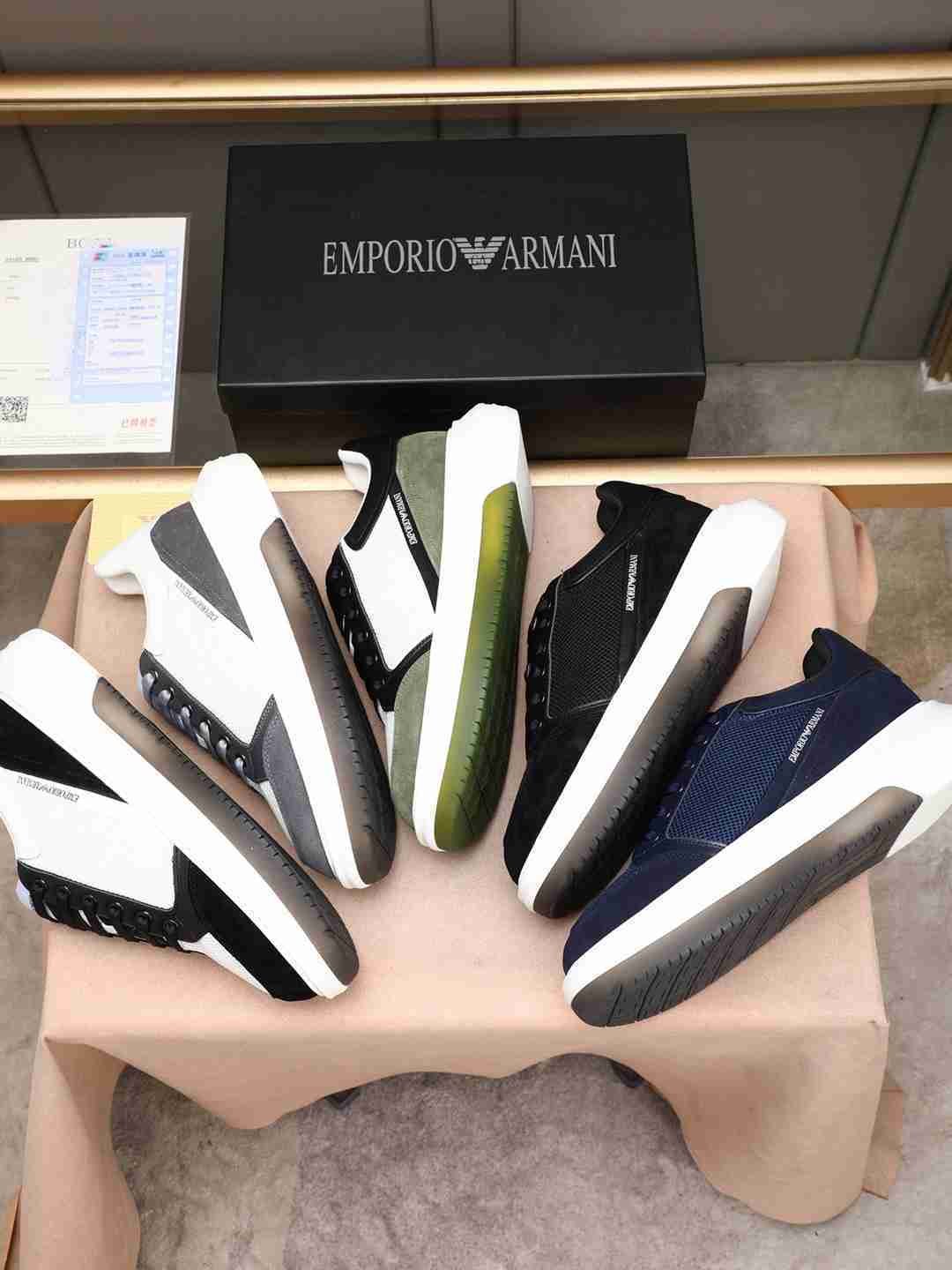 Armani Men’s GIORGIO logo Casual Sneakers Colorway 9 1308250-9