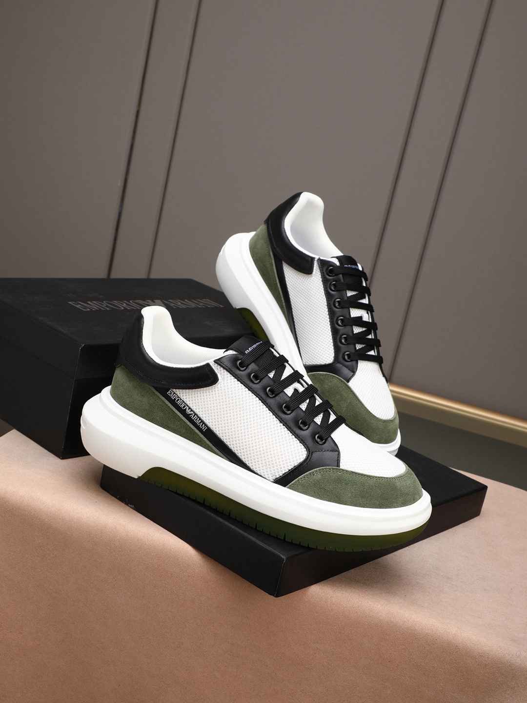 Armani Men’s GIORGIO logo Casual Sneakers Colorway 8 1308250-8