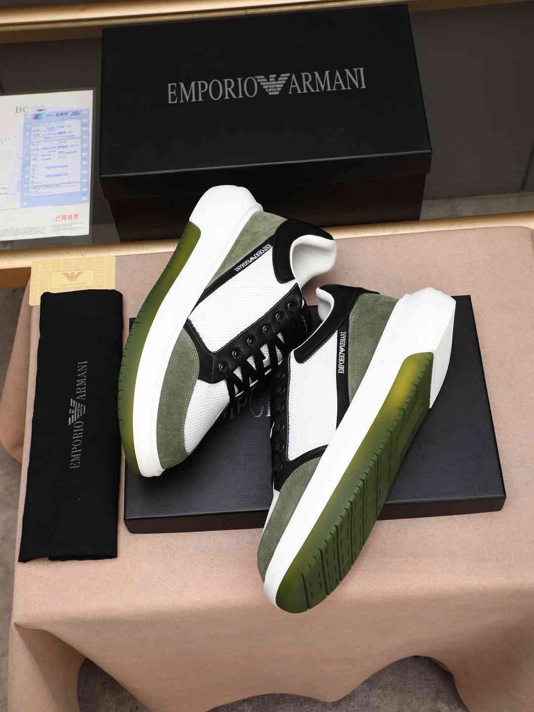 Armani Men’s GIORGIO logo Casual Sneakers Colorway 8 1308250-8