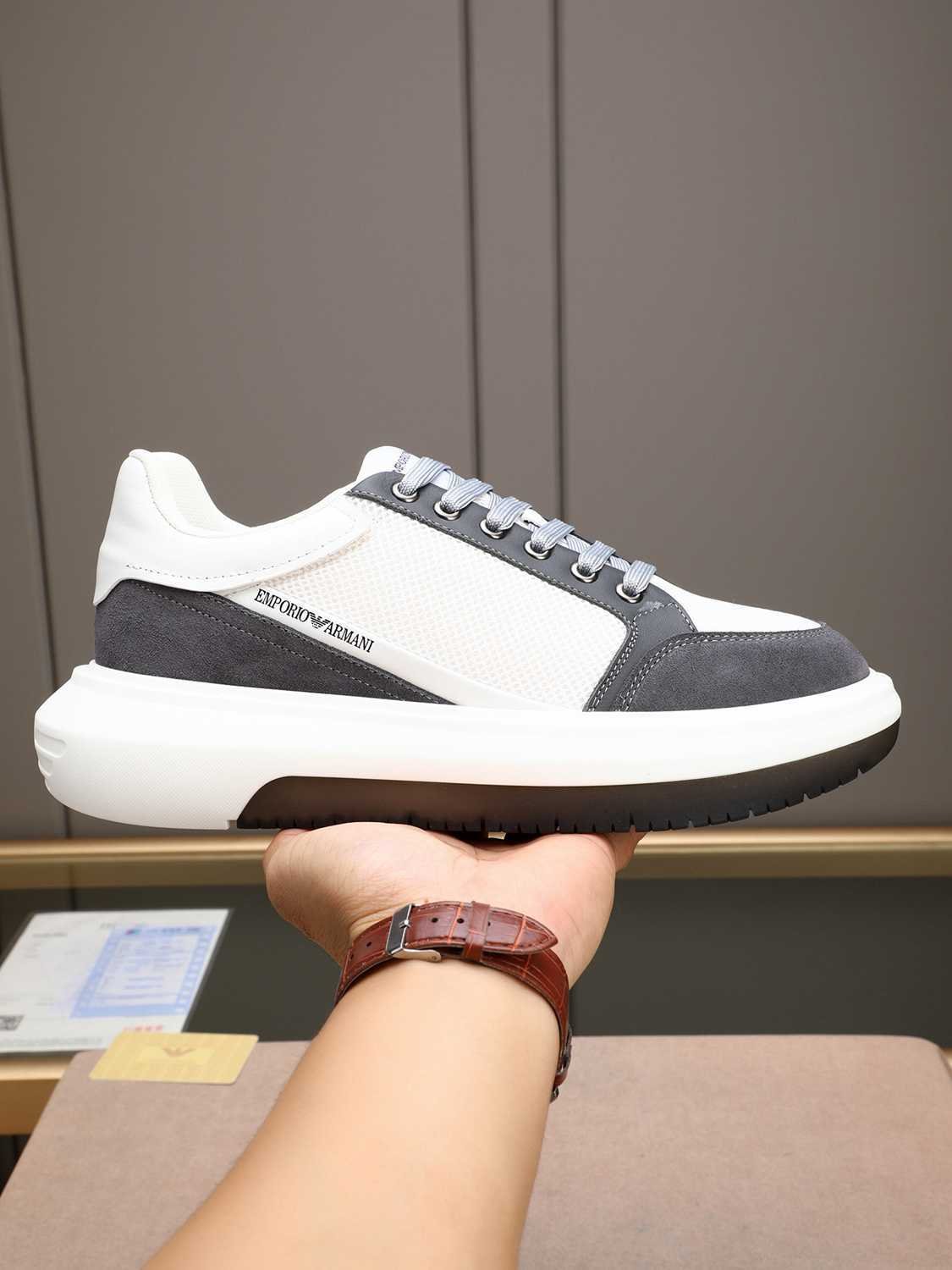 Armani Men's GIORGIO logo Casual Sneakers Colorway 7 1308250-7