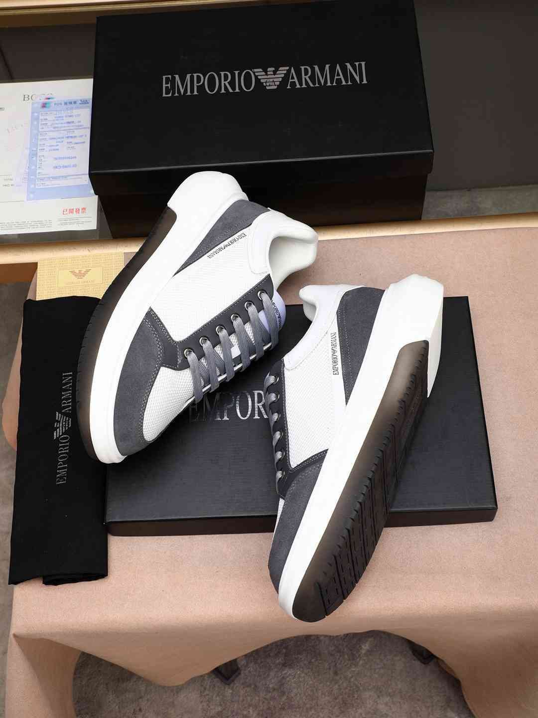 Armani Men’s GIORGIO logo Casual Sneakers Colorway 7 1308250-7