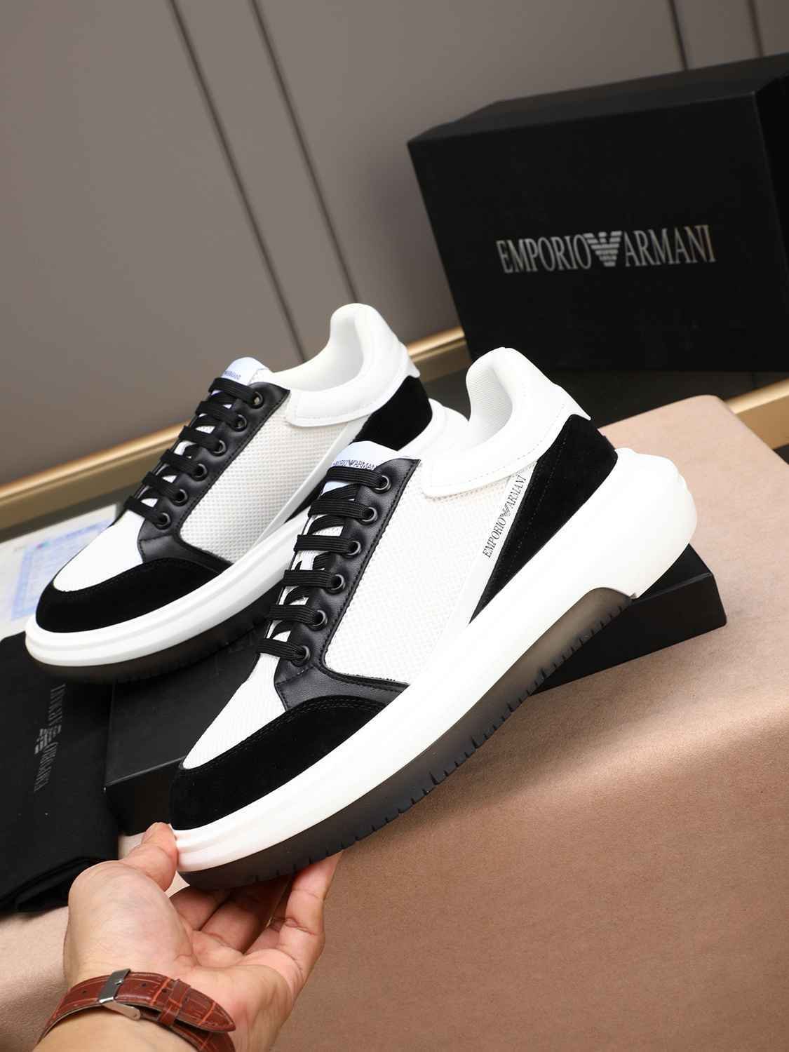 Armani Men’s GIORGIO logo Casual Sneakers Colorway 6 1308250-6