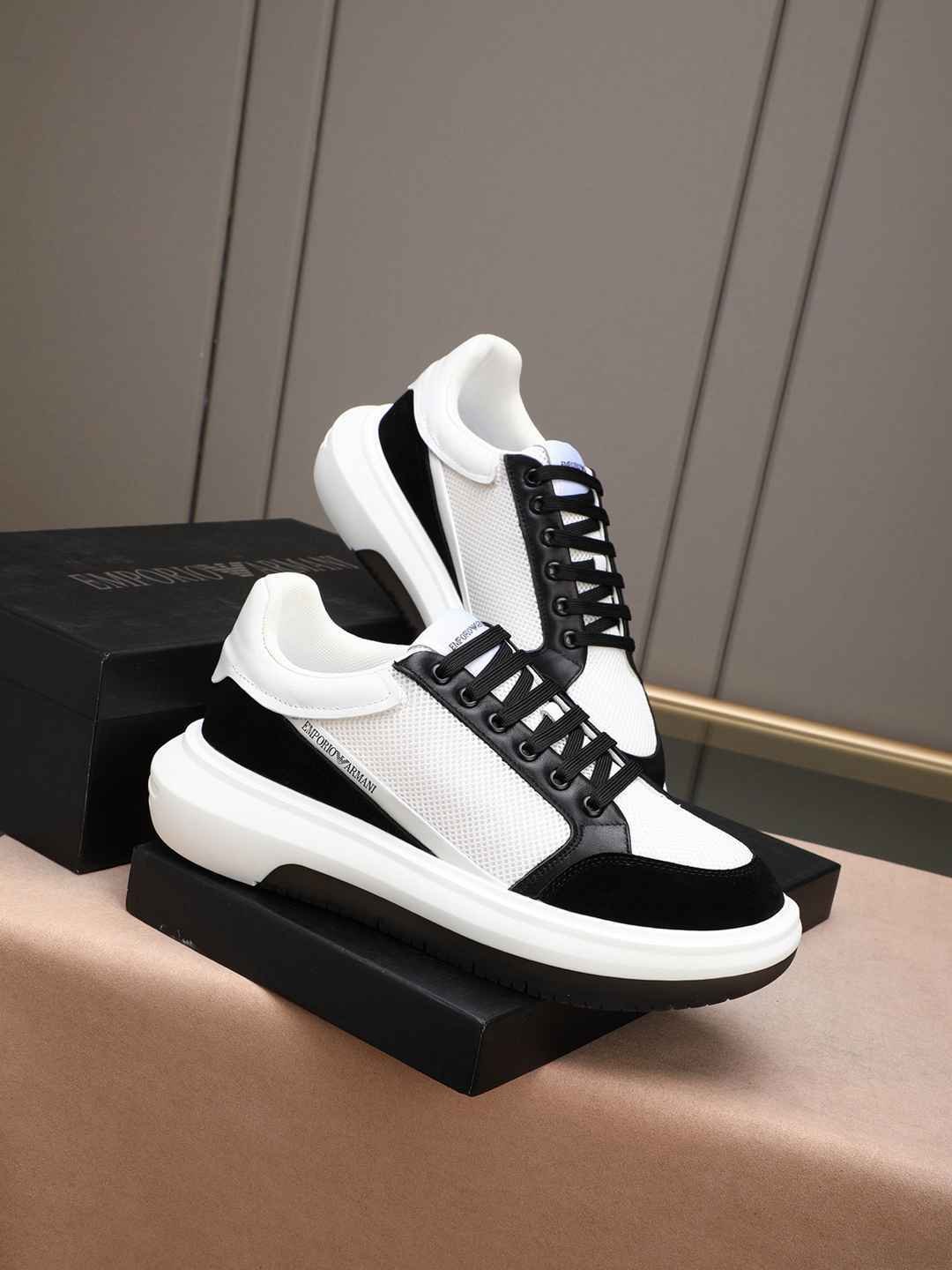 Armani Men’s GIORGIO logo Casual Sneakers Colorway 6 1308250-6