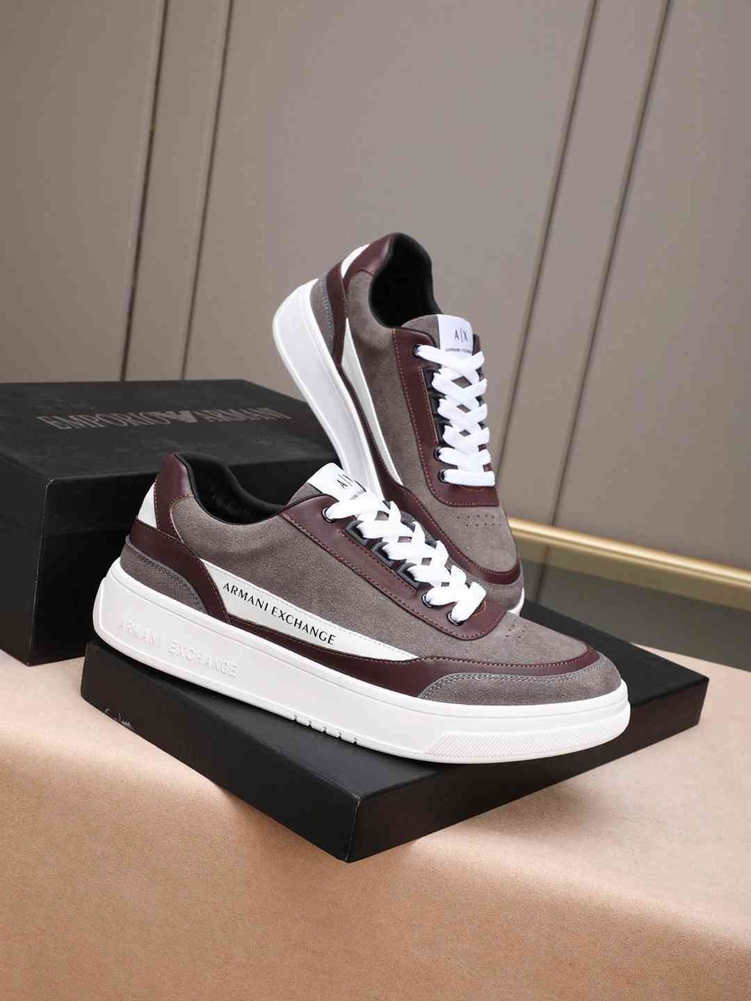 Armani Men’s GIORGIO logo Casual Sneakers Colorway 18 1308230-18