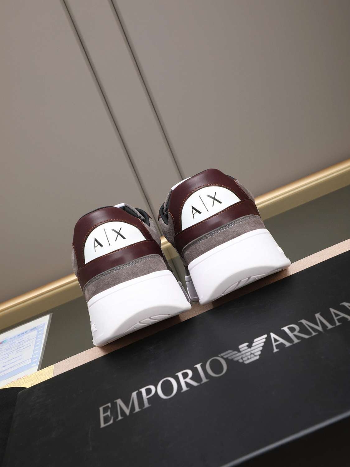 Armani Men’s GIORGIO logo Casual Sneakers Colorway 18 1308230-18