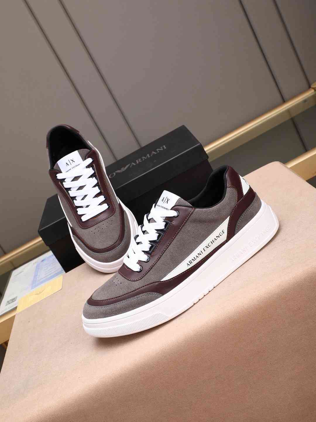 Armani Men’s GIORGIO logo Casual Sneakers Colorway 18 1308230-18