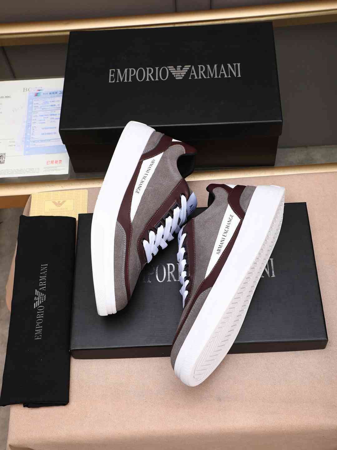 Armani Men’s GIORGIO logo Casual Sneakers Colorway 18 1308230-18