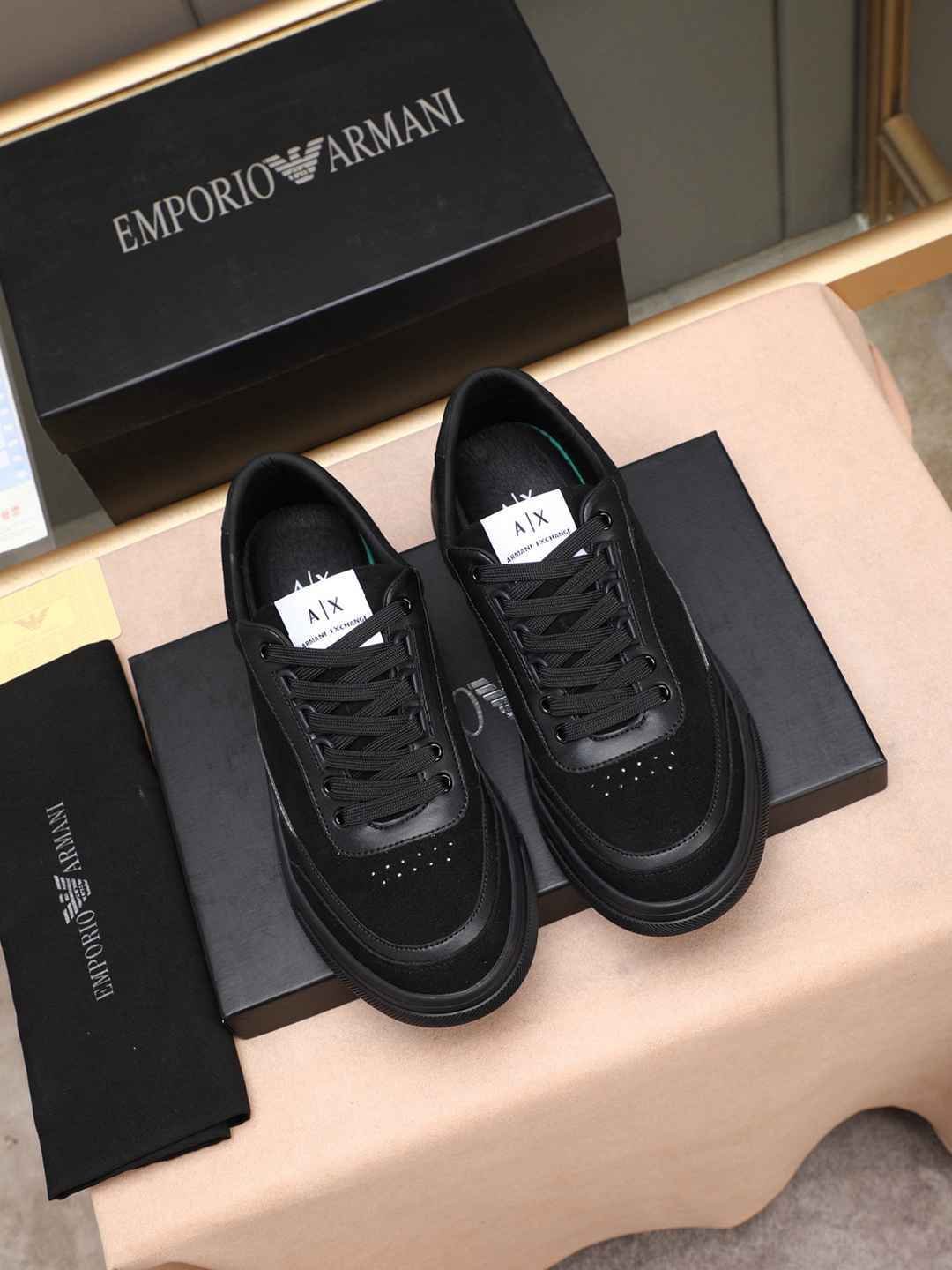 Armani Men’s GIORGIO logo Casual Sneakers Colorway 16 1308230-16