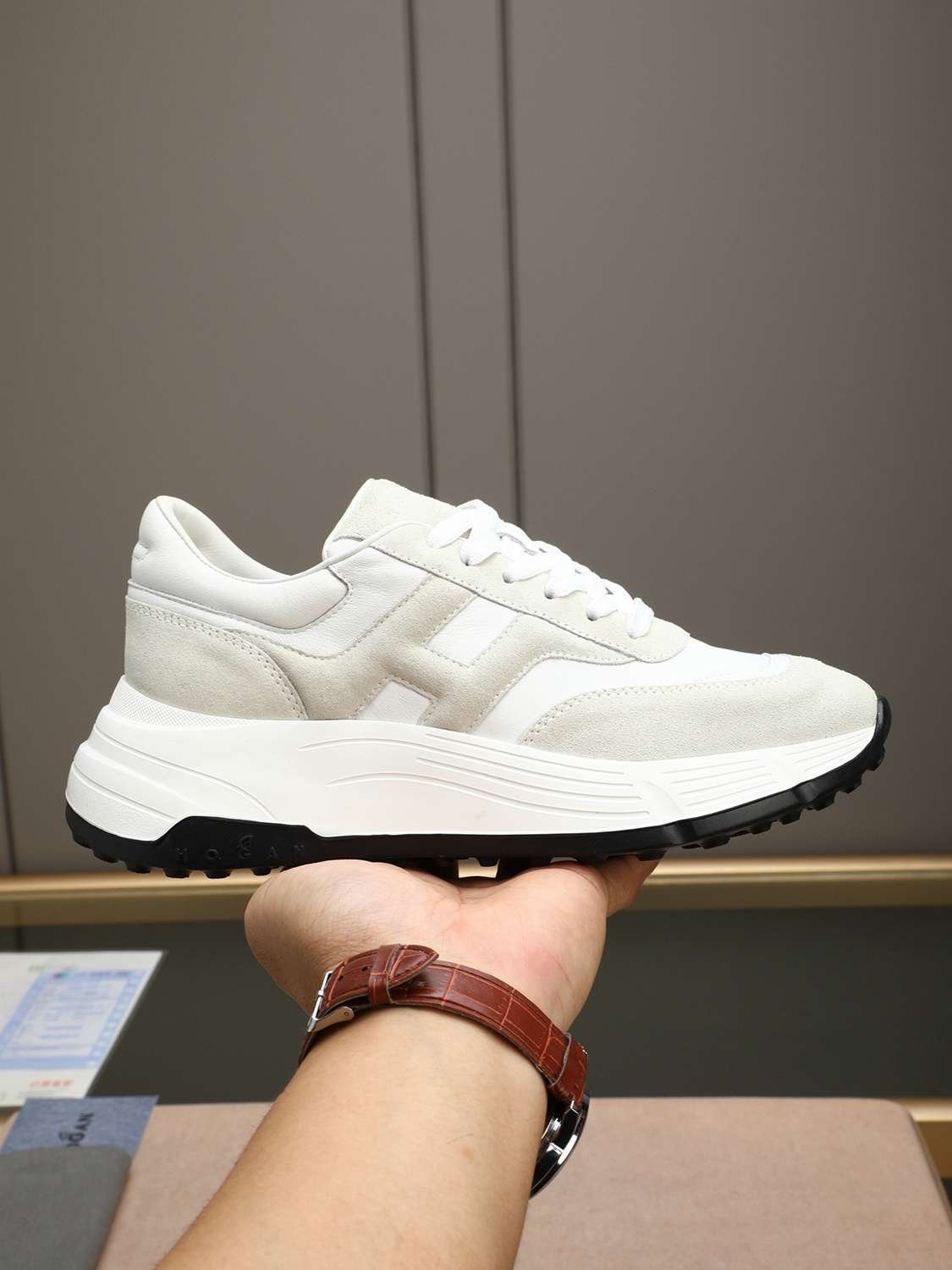 Hogan H-STRIPES cm Chunky Sneakers Contrast Colorway 4 1308370-4