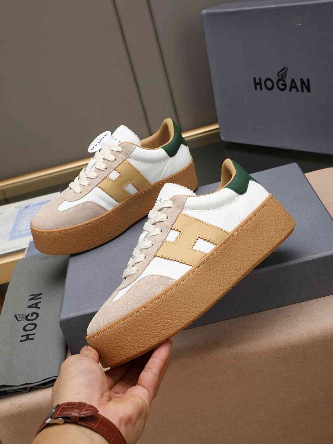 Hogan Women’s Platform H698 Trainer Sneakers Colorway 15 1308350-15