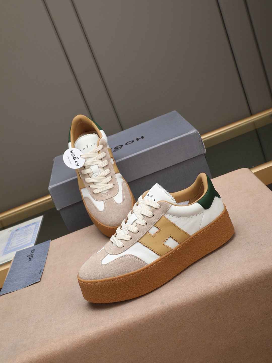Hogan Women’s Platform H698 Trainer Sneakers Colorway 15 1308350-15