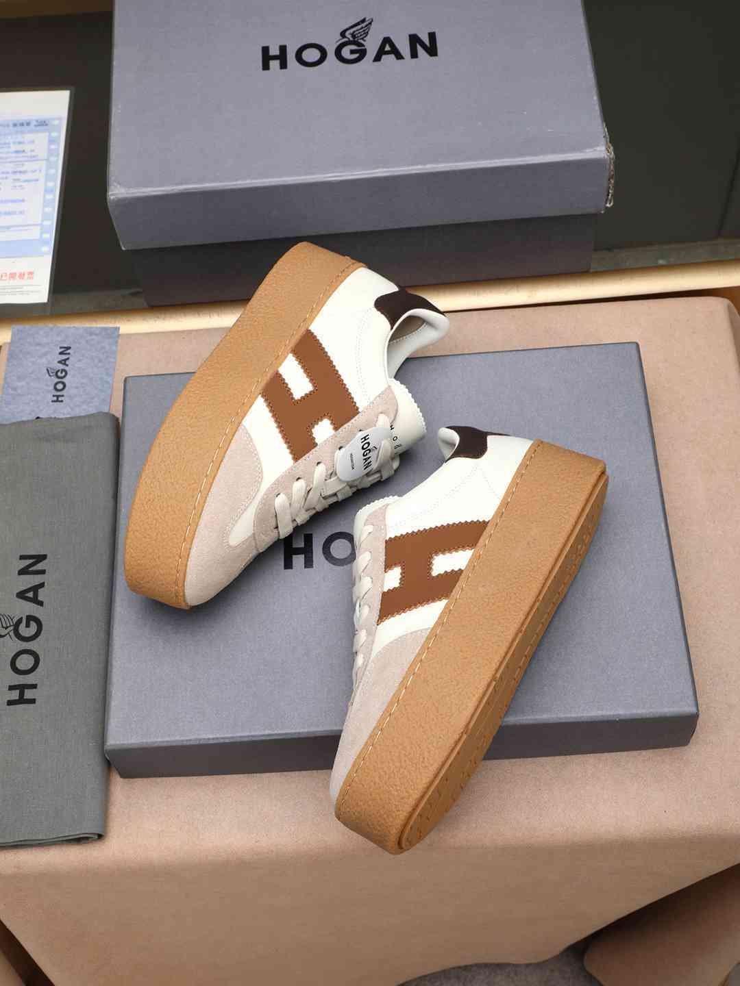 Hogan Women’s Platform H698 Trainer Sneakers Colorway 13 1308350-13