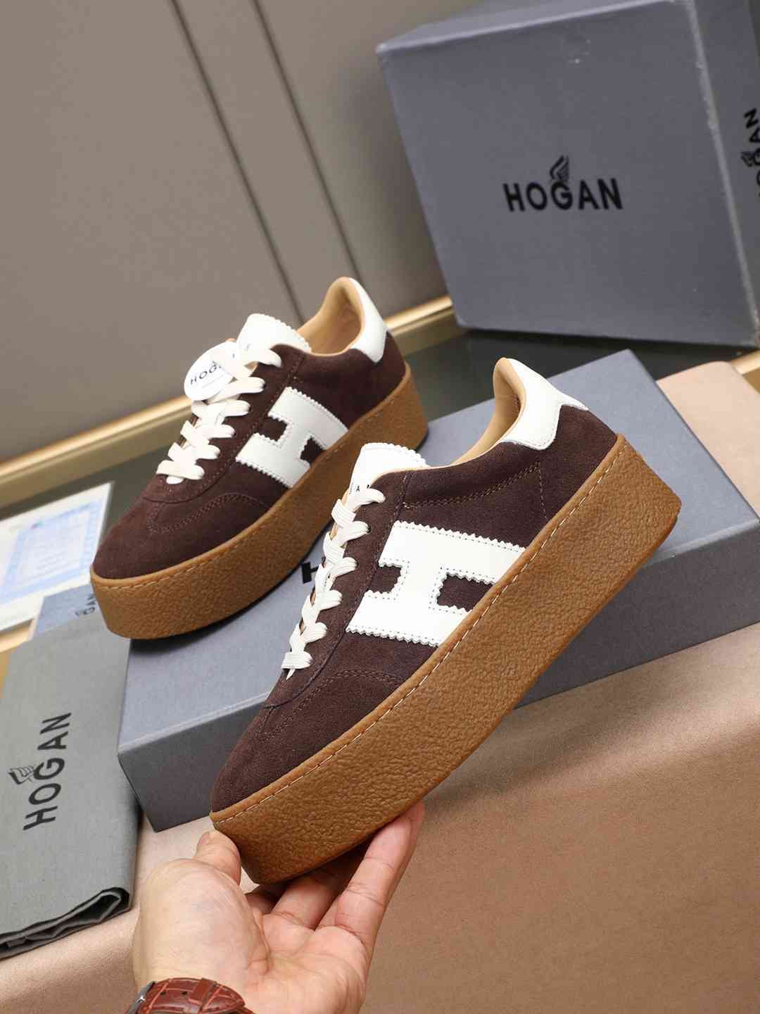 Hogan Women’s Platform H698 Trainer Sneakers Colorway 12 1308350-12